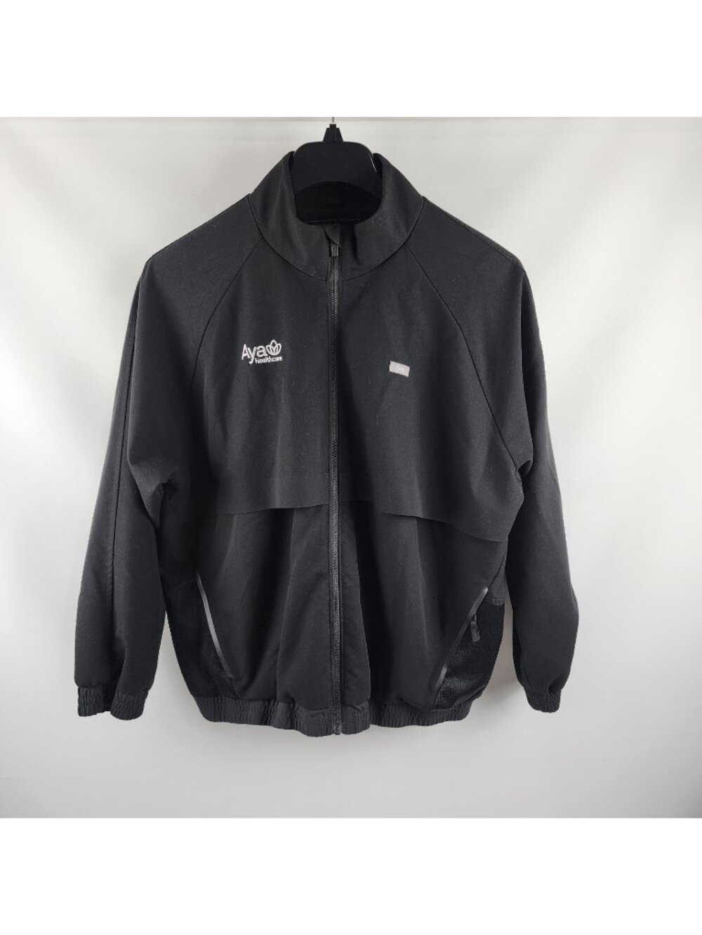 FIGS Technical Collection Jacket Men XXL Black Sydney Scrub Full Zip Logo Chest